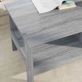  Klubska miza Siva Sonoma 90 x 50 x 45 cm Konstruiran les, (5000120455) | Shoptok.si