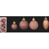 Molarem Home Set od 31 kuglice za božićno drvce – 3 do 4,5 cm, roza | shoptok.hr