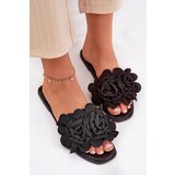 Boto Flat Women's Slippers With Bow Black Tobin | shoptok.hr