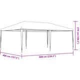 Šator za zabave 4 x 6 m plavi | shoptok.hr