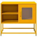 vidaXL TV omarica gorčično rumena 68x39x60,5 cm jeklo | Shoptok.si