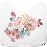 Douceur d intérieur Belo-rožnata kopalniška preproga za WC 45x45 cm Jayana – | Shoptok.si