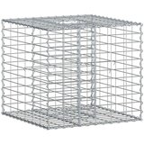  Gabionski uzdignuti krevet Srebrno 60 x 60 x 55 cm - 60 x 50 x 55 cm | shoptok.hr