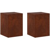  Stalak za biljke 2 pcs Rđa 30 x 30 x 40 cm Otporni čelik | shoptok.hr