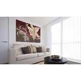  Slika - Abstraction with lily - triptych 90x60 | shoptok.hr