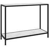  Konzolni stol bijeli 100 x 35 x 75 cm od kaljenog stakla | Eponuda.ba