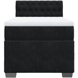 Box spring krevet s madracem crni 90x190 cm baršunasti | shoptok.hr