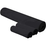 vidaXL Komplet športnih brisač 3 pcs Črna Poliester in poliamid | Shoptok.si