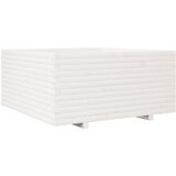  Vrtna sadilica bijela 100x100x49,5 cm od masivne borovine | Eponuda.com