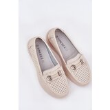 VINCEZA Perforated Ballet Flats Made Of Natural Leather | shoptok.hr