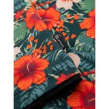 Ombre Cotton polo shirt with floral print - black | shoptok.hr