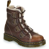 Dr. Martens Polškornji 1460 Lace to Toe Boot Dark Brown Grizzly Kostanjeva Cene