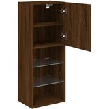 TV ormarić s LED svjetlima boja smeđeg hrasta 40,5x30x102 cm | shoptok.hr