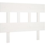 Maison Chic posteljno vzglavje - vzglavna omarica - nočna omarica belo 93,5x3x81 cm trdna borovina, (21706438) | Shoptok.si