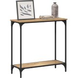  Konzolna stolica s policom hrast artisan 75 x 30.5 x 75 cm | shoptok.hr