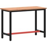 Radni stol 115x55x81,5 cm od masivne bukovine i metala | shoptok.hr