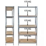 Olimp Sport Metalna montažna polica 220x100x45cm 875kg | Eponuda.com