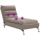  masažni počivalnik z blazinami taupe blago, (21228570) | Shoptok.si