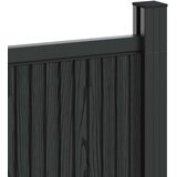 PANEL ograde WPC i aluminij Crna | shoptok.hr