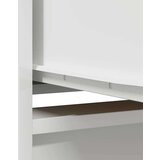 vidaXL Visoka ploča bijela 29,5x34x119,5 cm izrađeno drvo | shoptok.hr
