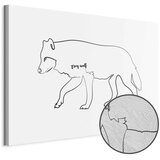  Slika - Wolf (1 Part) Wide 60x40 Premium Print | shoptok.hr