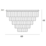  MAXLIGHT C0206 - Plafonska lampa MONACO 15x G9/40W/230V prečnik 60 cm zlatna | Eponuda.com