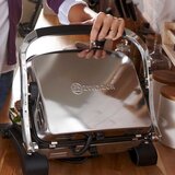 Korkmaz Srebrn električni grill Tostkolik 1800 W | Shoptok.si