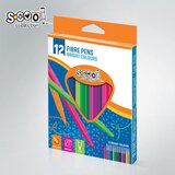 Scool Flomasteri Triangular/ set 1/12 sc306 Cene
