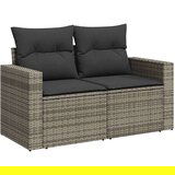 vidaXL 7-dijelni set vrtnih sofa sivi od poliratana | shoptok.hr
