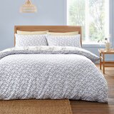 Bianca Bijela posteljina za bračni krevet/za produženi krevet od damasta 230x220 cm Eloise Floral – | shoptok.hr