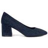Sergio Leone Navy blue suede pumps by Cene
