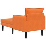  Preveliki šezlong Narančasta Baršunasta tkanina - Narančasta 71 cm | shoptok.hr