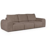 Rodier Rjava sedežna garnitura iz tkanine bouclé 287 cm Mirel – | Shoptok.si