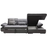Premium Living Sedežna Garnitura Sanfino, Siva, Ležišče, Predal | Shoptok.si