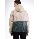 Napapijri Prehodna jakna 'A-THUR' bež / temno zelena / oranžna | Shoptok.si