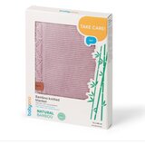 BabyOno Pletena bambus dekica s volanom 75x100 cm, roza | shoptok.hr