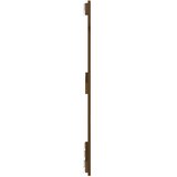  Zidno uzglavlje smeđa boja meda 185x3x90 cm od masivne borovine | shoptok.hr