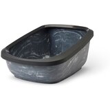 Savic Aseo Jumbo mačji WC mramor - Mramorna siva / crna | shoptok.hr