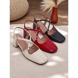 Resti Royal Fashion Women's Lolita Low-Heeled Pumps with Decorative Straps | shoptok.hr