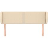  Vzglavje z ušesi krem 147x23x78/88 cm blago, (20739122) | Shoptok.si