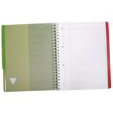 Clairef bilježnica Linicolor A4+ 90gr 120L, mix boja, diktando | shoptok.hr