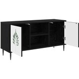  ormar HANAU 102 x 33 x 51 cm Crni hrast Konstruirano drvo | shoptok.hr