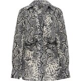 faina Bluza siva / tamo siva / bijela | shoptok.hr