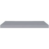 vidaXL plutajuća zidna polica siva 80 x 23,5 x 3,8 cm MDF | shoptok.hr