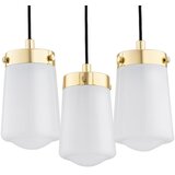  Argon 6164 - Luster na sajli PASADENA 3xE27/15W/230V zlatna/bela | Eponuda.com
