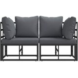 Vanjski namještaj 2 Komad Crna i antracit 71,5 x 71,5 x 71 cm | shoptok.hr