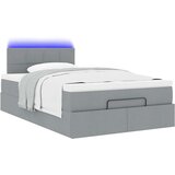 vidaXL otomanski krevet s madracem svjetlosivi 120x190 cm tkanine | shoptok.hr