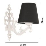 Opviq zidna lampa claire black white | ePonuda.com