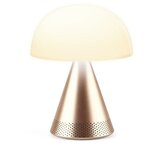 Lexon MINA L AUDIO prijenosna lampa s Bluetooth zvučnikom - Zlatna | shoptok.hr