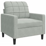  3-dijelni set sofa s jastucima svjetlosivi baršunasti | shoptok.hr